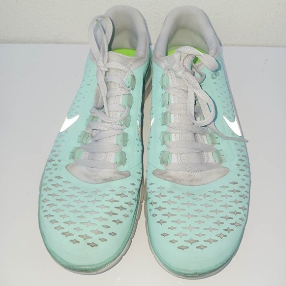 Nike Women's Size 9.5 Blue Mesh Trail Running Shoes Sneakers - Picture 3 of 11